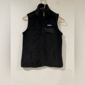 Patagonia women’s  Black Zip-Up Vest XS  NWOT